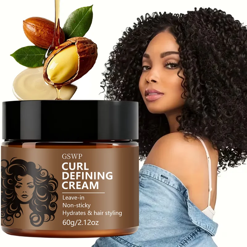 GSWP Curl Defining Cream. Contains Rosemary and Argan Oil. Deeply Moisturises and Defines Curls. Tames Frizz. 60g/120g