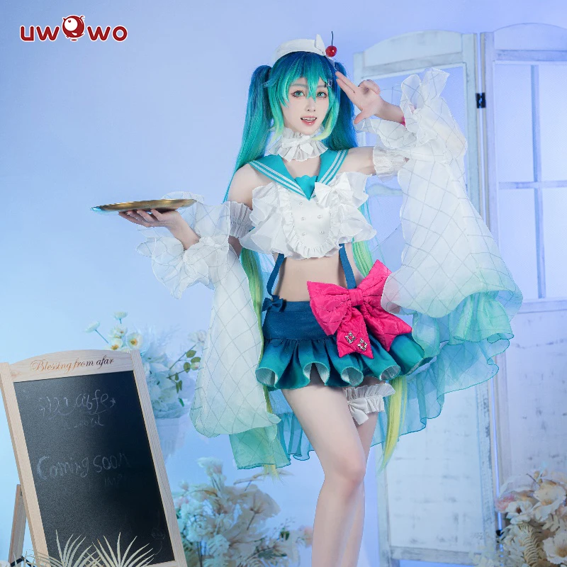 IN STOCK UWOWO V Singerr Mikku Melon Soda Float Ver Cosplay Costume