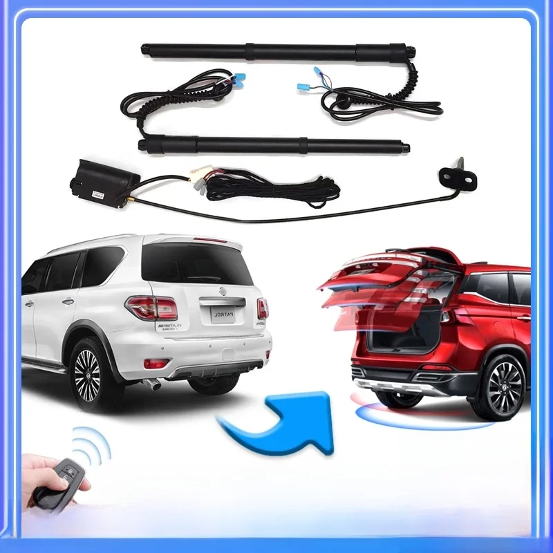For Nissan Patrol Armada Y62 2010~2024 Car Electric Tailgate Lift System Kit Auto Tail Gate Opener Automatic Lifting Rear Door