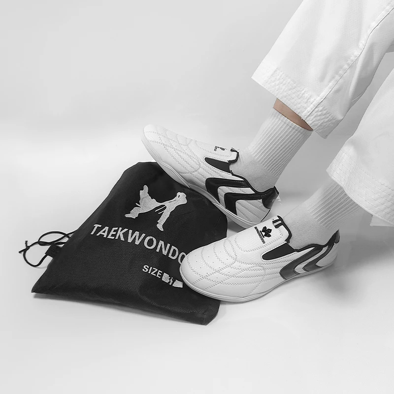 Martial Arts Shoes for Women Men Karate Kung Fu Taekwondo Training Shoes Non-slip Rubber Sole Gym Fitness Workout Sports