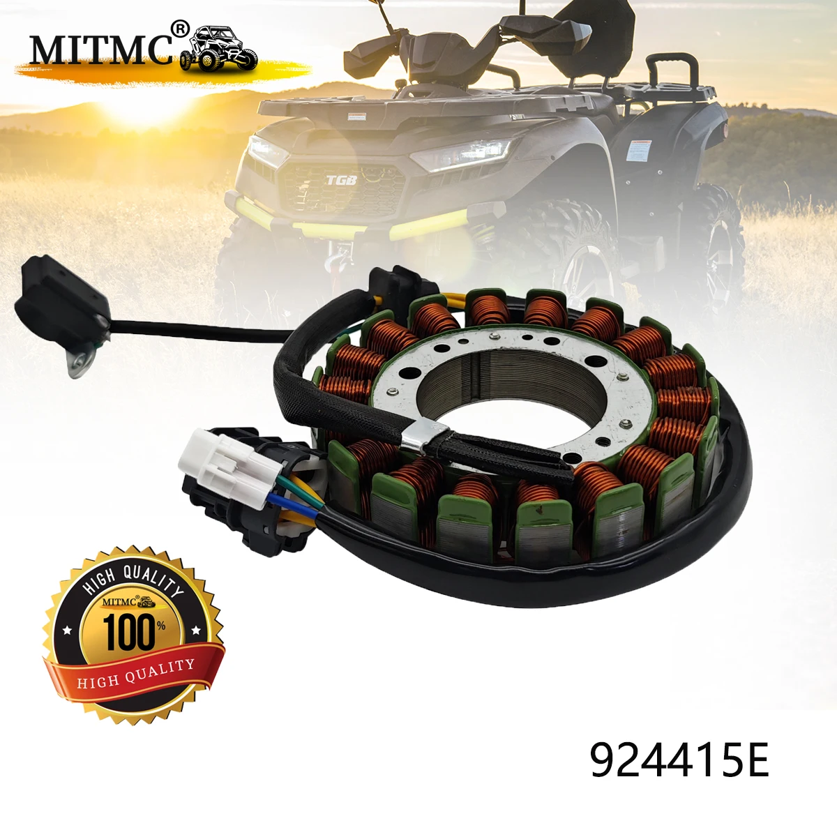 

Magneto Stator Generator For TGB Blade Target 400 425 500 525 550 ATV Quad 924415E
