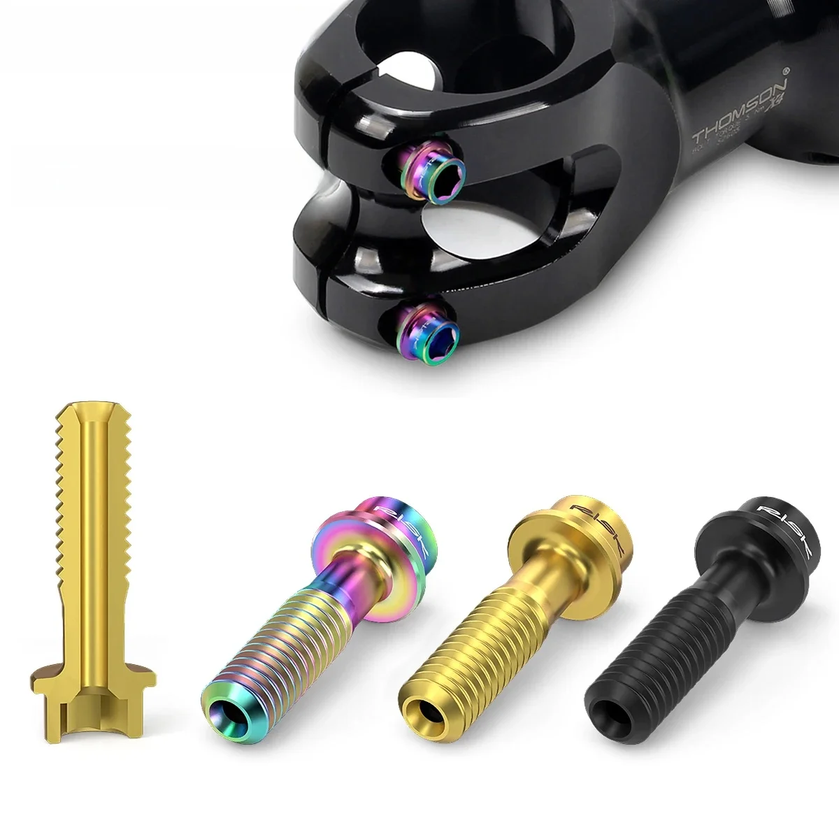 AliExpress RISK Risk 2pcs M5x18mm Titanium Fixing Bolts for Bicycle Brake Lever Seat Tube Clamp,Front Dial Clamp Ring MTB Road Bike Stem Screws