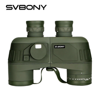 SVBONY SV27 7x50 Military Binoculars  w/Internal Rangefinder&Compass Waterproof,High Powerful, Telescope for Survival