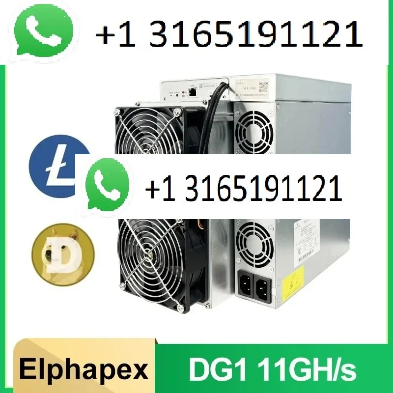 P. HOT SELLING BUY 2 GET 1 FREE Elphapex DG1 Miner 11000MH/s 3420W (LTC/DOGE) Crypto Hardware Scrypt Algorithm