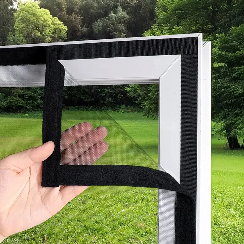 Window Mosquito Screen,No Drilling Easy Fit for Sliding,Swing & Top-Hung Windows,Customizable Anti-Insect Window Net