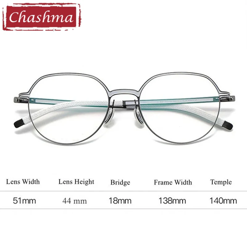 Chashma Prescription Glasses Women Optical Anti Blue Durable Multifocal Progressive Lenses Round Myopia Recipe Men Spectacles