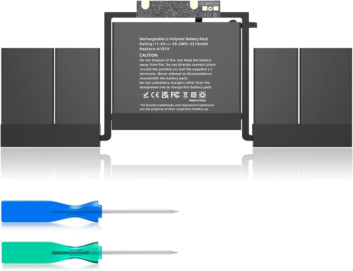 

Новый аккумулятор A1819 для Apple MacBook Pro 13 дюймов, сенсорная панель A1706, конец 2016 г., середина 2017 г., EMC 3071 3163 MLH12LL/A MPXV2LL/A