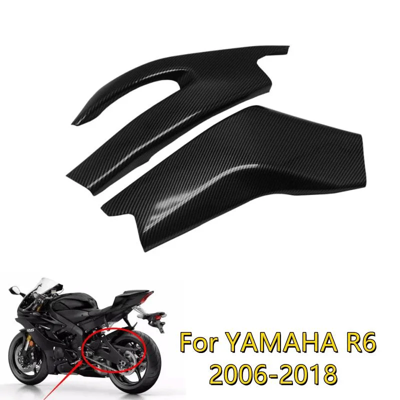 

Motorcycle Rear Fairing Rear Rocker Arm Cover Swingarm Covers For Yamaha YZFR6 2006 2007 2008-2018 ABS Carbon Fiber