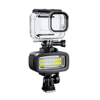 Seafrogs 40m Waterproof 700Lumens Mini Super Bright LED Video Light Underwater Photography Lighting For Gopro 6 7 8 9 10 11