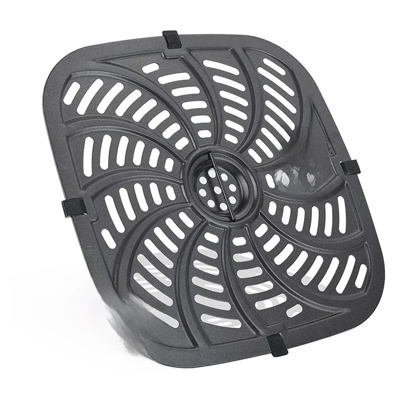 Air Fryer Replacement Grill Pan, Air Fryer Accessories for Chefman RJ38-SQSS-8T-D, 8QT Nonstick Removable Grill Pan