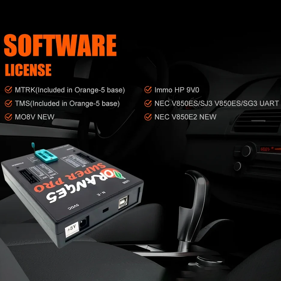 Orange5 V1.42 ECU Programmer Tool Full License Function Full Activation Add Adapter Update of Orange 5 Super Pro V1.38 Software