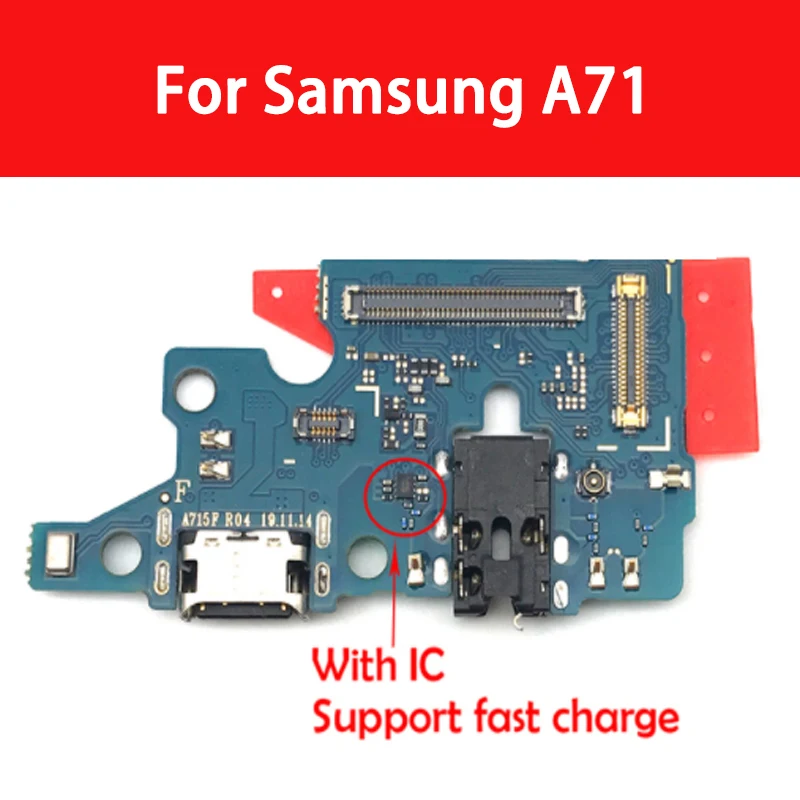 New USB Charger Charging Port Dock Connector Board Flex Cable For Samsung A71 Fast Charging