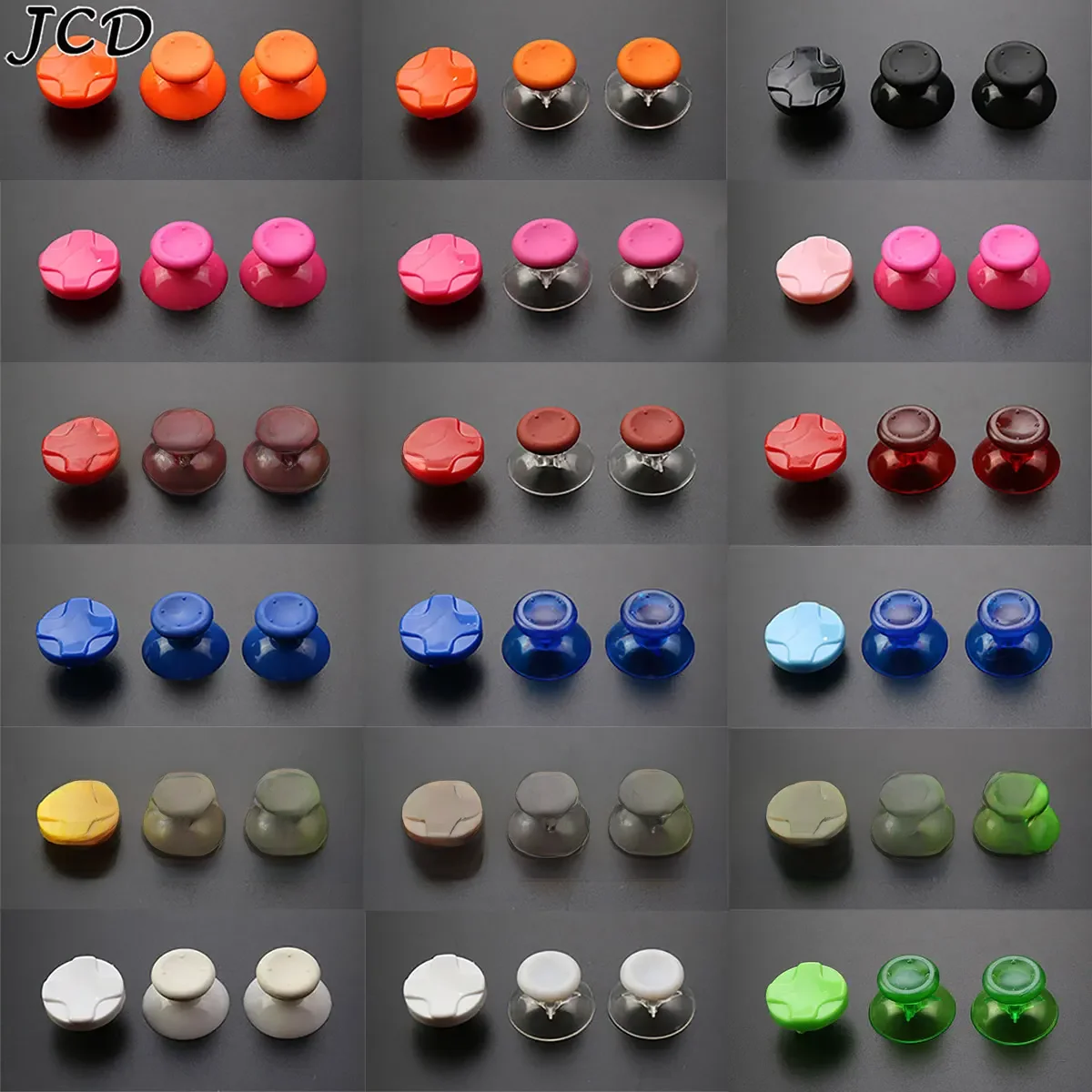 JCD-Bâtons de manette en plastique, croix analogique DSub D-Sub, boutons pour manette Xbox 360, capuchons de manette, 1 jeu