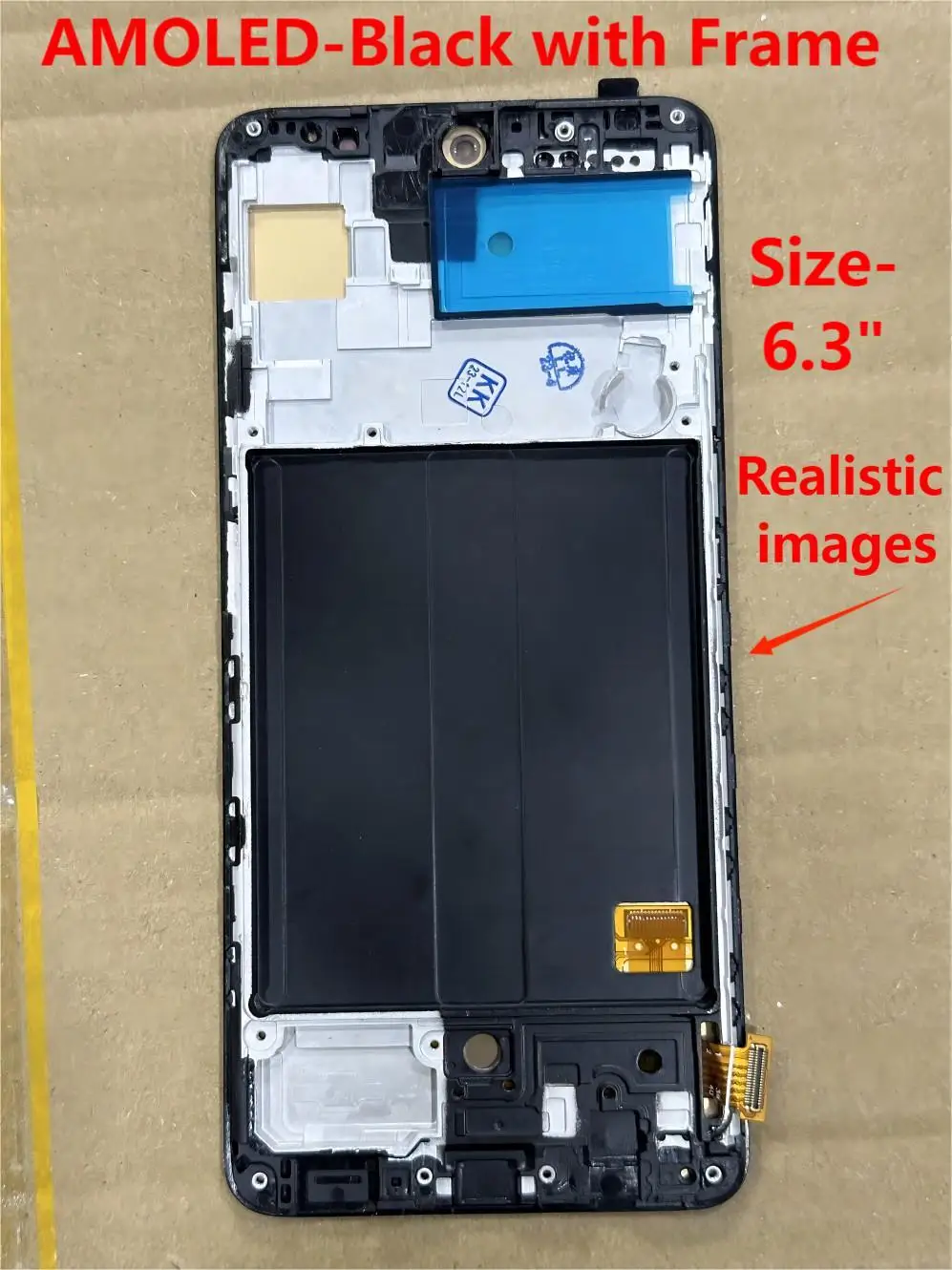 Super AMOLED For Samsung Galaxy A51 Display With Fingerprint  A515 A515F Lcd Display Touch Screen Digitizer Replacement +Frame