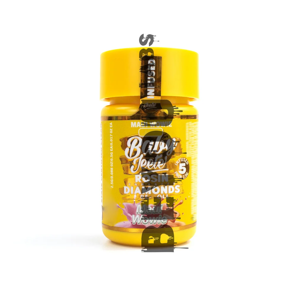 2.5G Empty Plastic Jar Infused Roll Jetter Storage Bottle 0.5G Laser Seal Sticker Reusable Child Proof Lid Black Display Box
