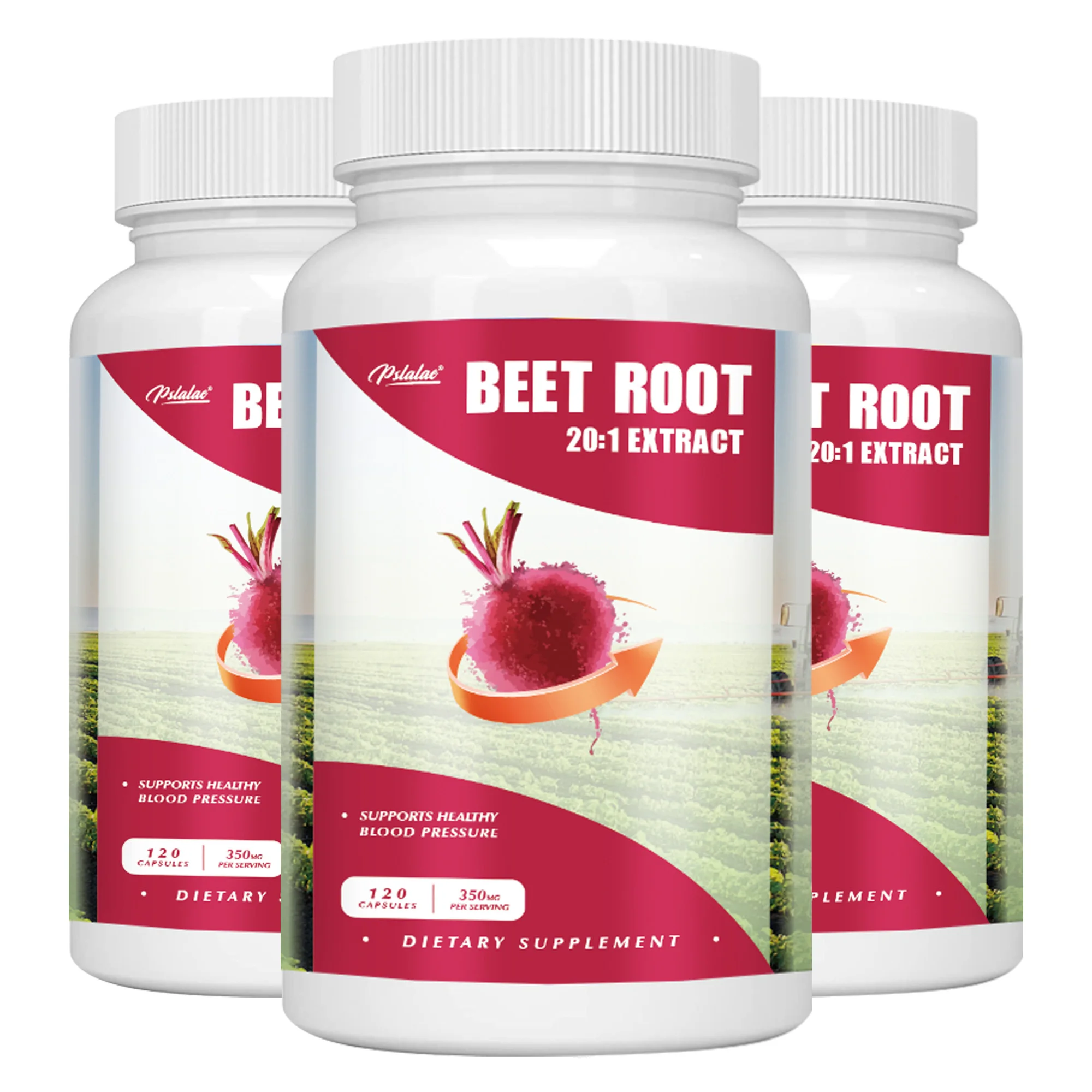 Beet Root-soporta la presión arterial, rendimiento atlético, salud intestinal, soporte del sistema inmunológico-120 cápsulas