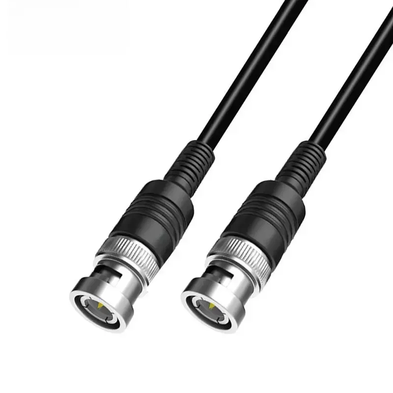 Cleqee P1013 BNC Q9 wtyk męski do BNC Q9 wtyk męski oscyloskop sonda testowa kabel przewód 100CM BNC-BNC — zdjęcie 2