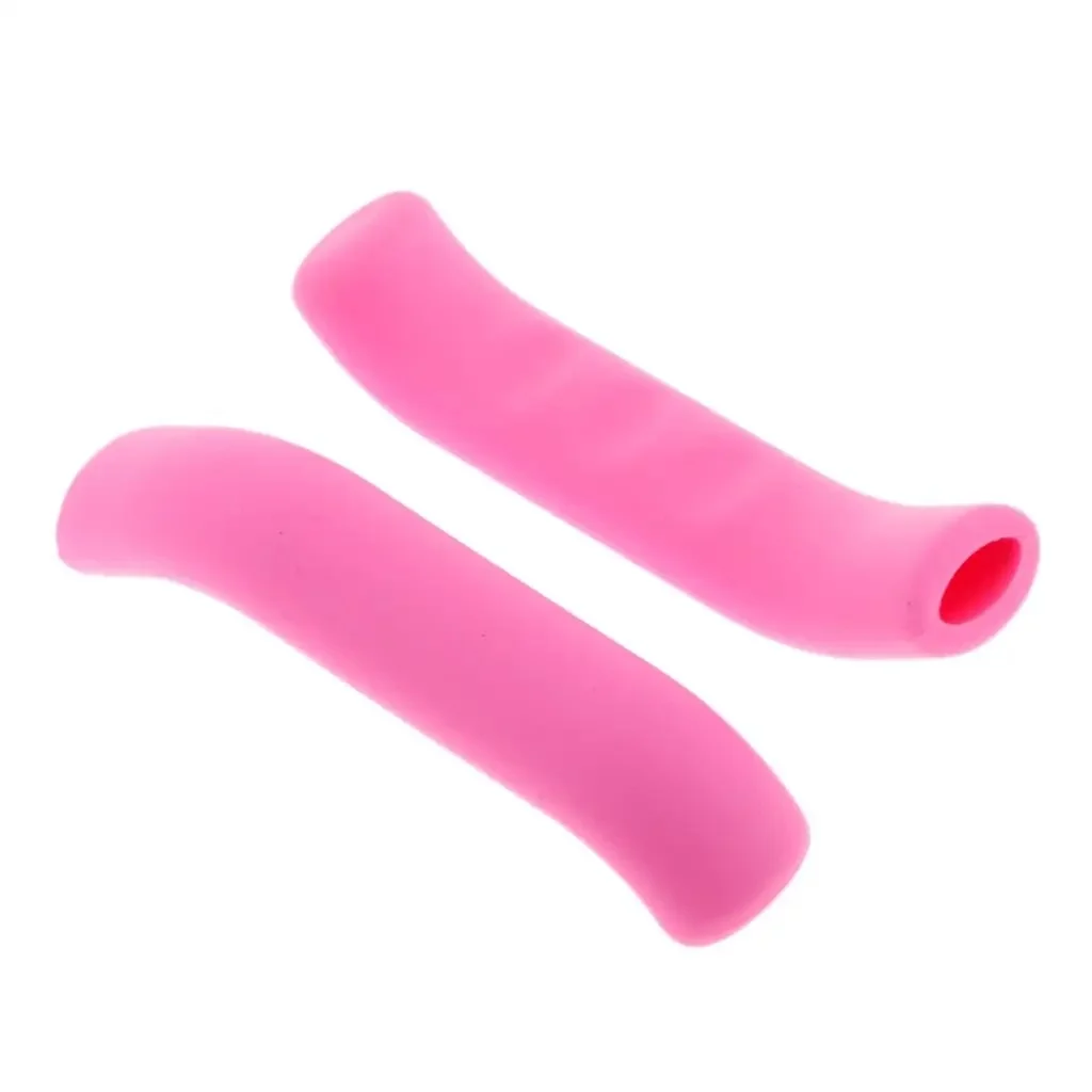 AliExpress perfeclan 2X 1 Pair Soft Bike Brake Lever Cover Grip Guard Protector Handle Sleeve Pink