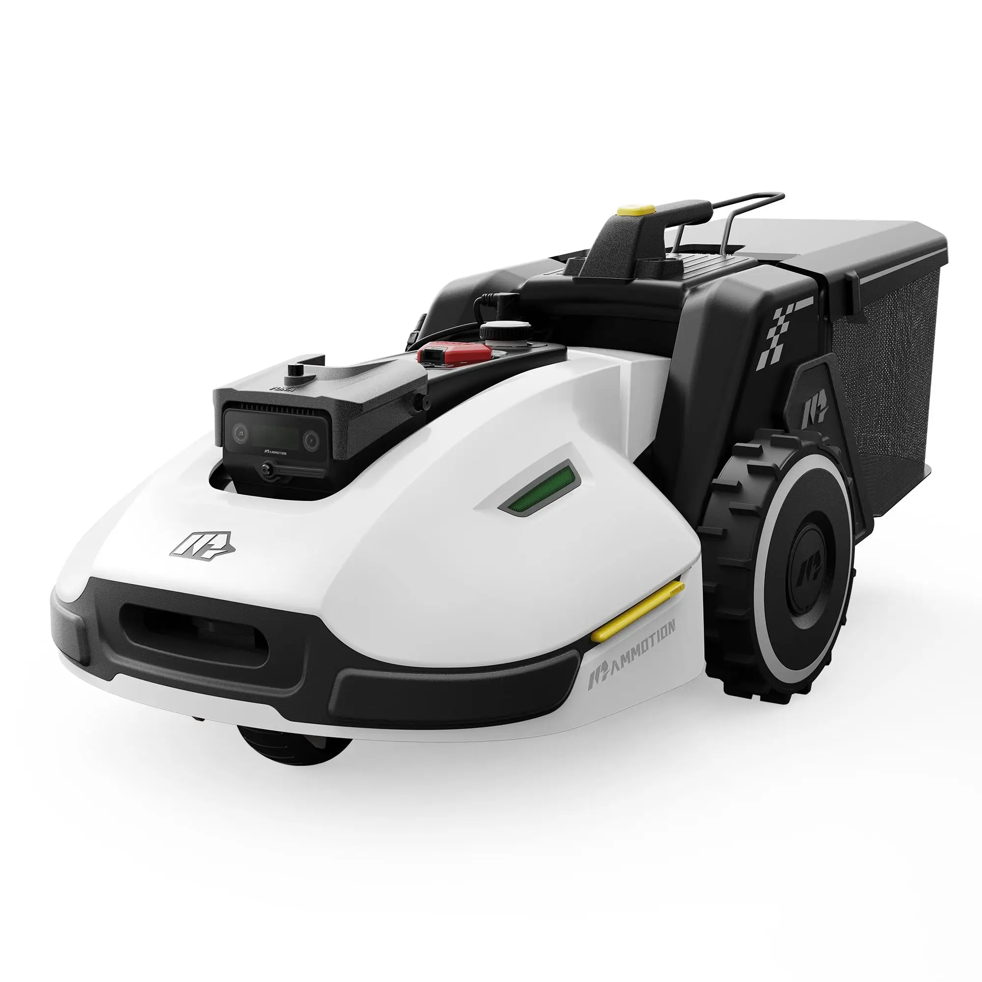 

EMBER SALES ON YUKA 2000 Robot Lawn Mower with Sweeper Kit, Ultrasense AI Vision & RTK Antenna, Auto Mapping & App Control