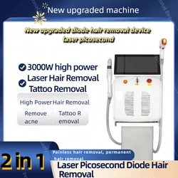 2024 neue Diodenlaser Haaren tfernung Laser Piko sekunde 2-in-1 schmerzlose Haaren tfernung Dreifach wellenlänge Tattoo entfernung Akne entfernung