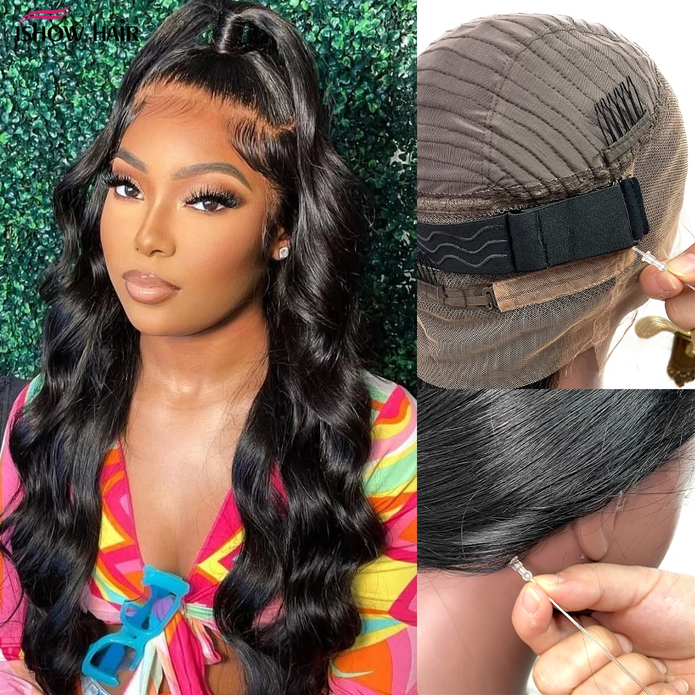 360 Dantel Peruk Düz Vücut Dalga Görünmez Kayış Rahat Fit 360 Invisi-İpli Şeffaf 360 Dantel Ön Peruk 100% İnsan Saç