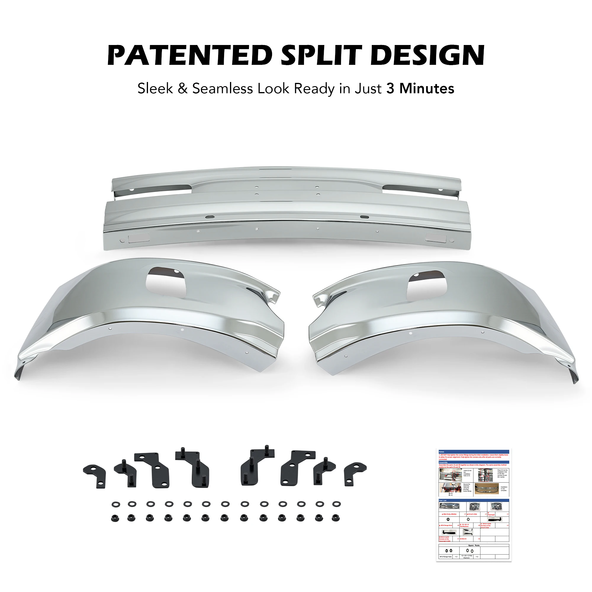 المصد الأمامي من الكروم لـ 2013 2014 2015 2016 2017 2018 دودج رام 1500 واط انقطاع الضباب بدون حديقة مساعدة ثقوب الاستشعار سبليت ستايل