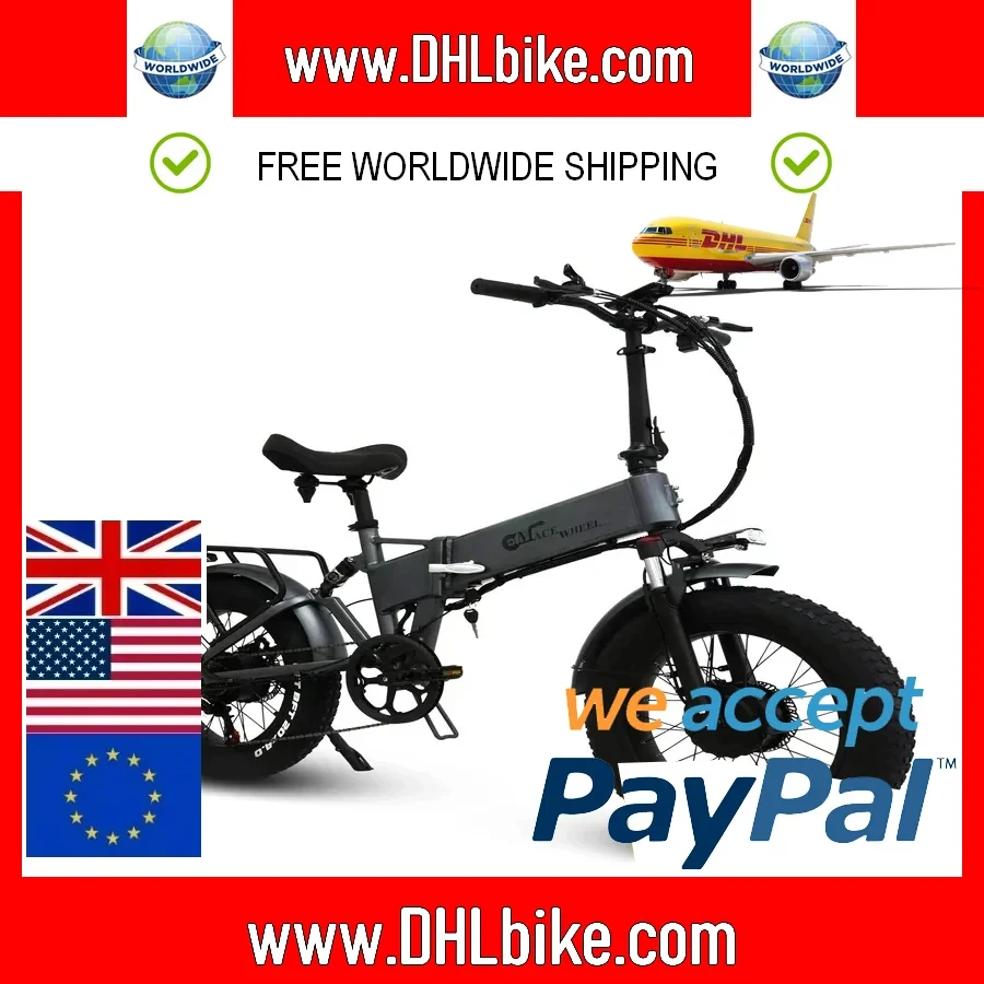 

New RX20MAX Mountain E-bike 1500W Powerful Dual motor Snow Electric Bicycle 48V 17AH 20inch*4.0 Fat Tyre Foldable Ebike