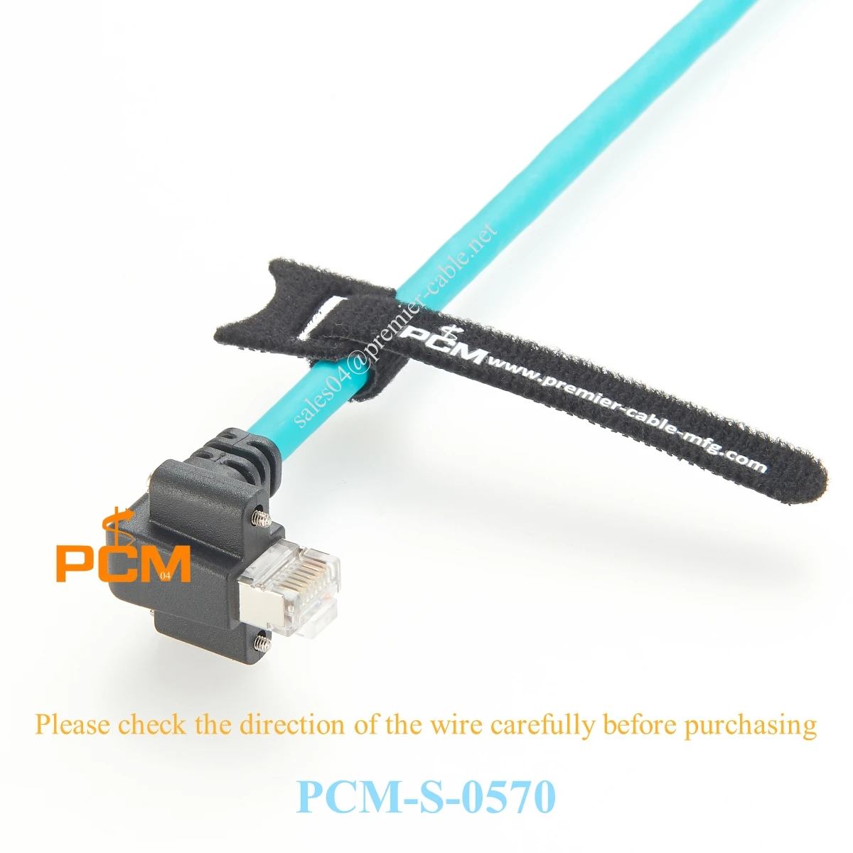 Screw lock RJ45 GigE Ethernet Cable, Right angle RJ45 male Cat6A 10 Gigabit Ethercon Cable with vertical Screw for locking
