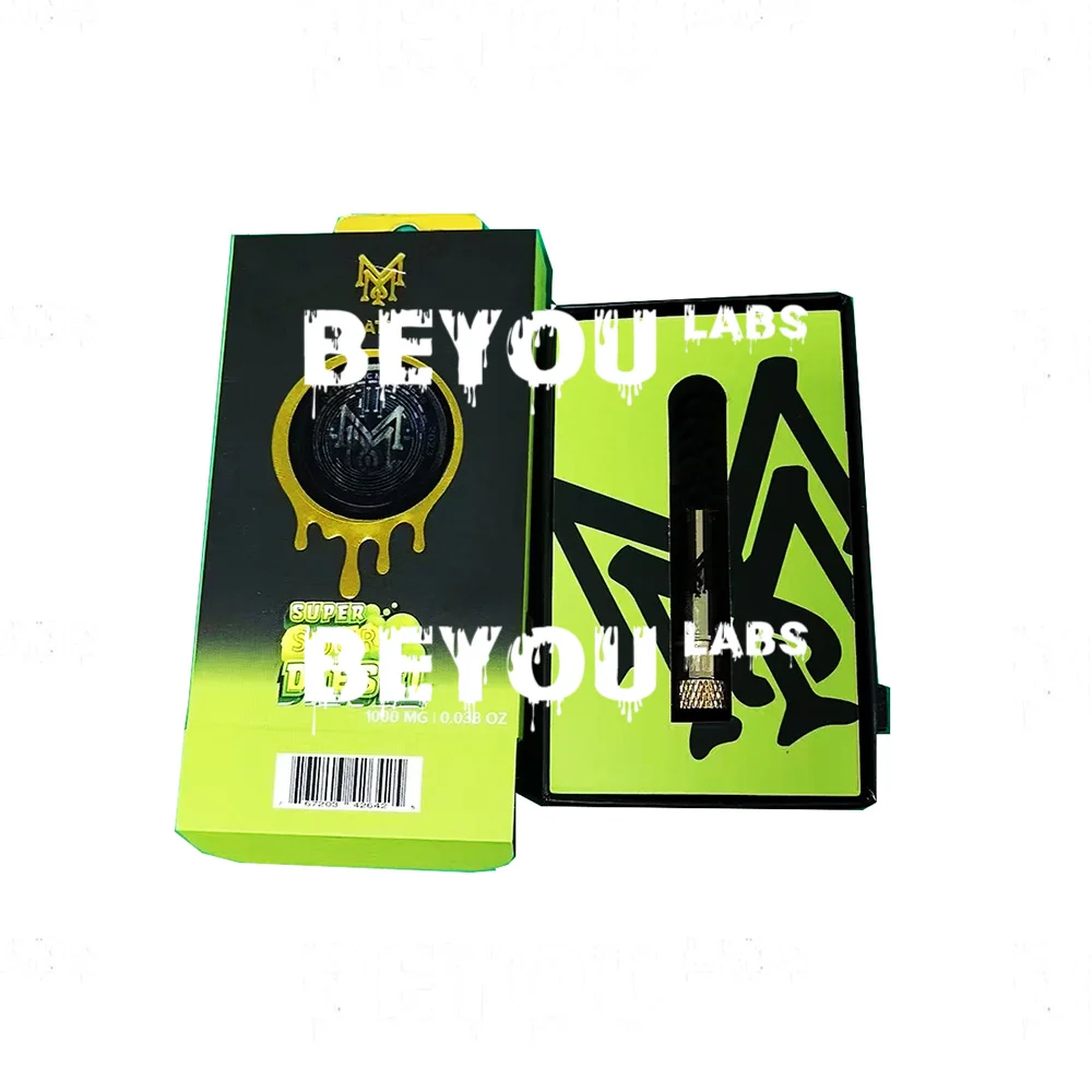 MUHA EMPTY Paper Box Cartridge Sponge Protective Display Box Gold Tank Child Proof Lock Custom Logo Push Type Packaging V4 V5 V6