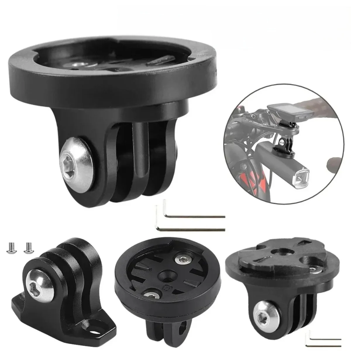 AliExpress Other Bike Camera Mount For Sport Camera Bicycle Computer Male Holder Speedometer Adapter For Garmin Cycling Accessories
