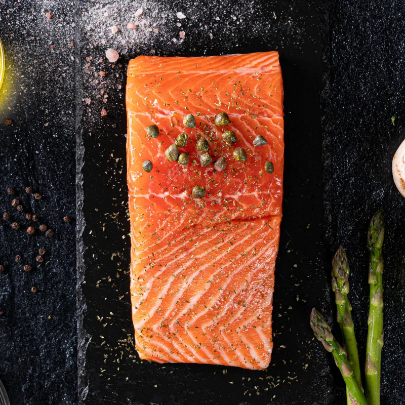 Norwegian direct Spair-grade salmon, never frozen, fresh salmon fillet annual sashage slice 300g/500g/1KG