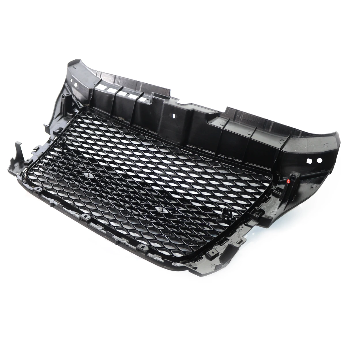 Glossy Black Car Front Bumper Grille For Audi A3 S3 8P 2008 2009 2010 2011 2012  RS3 Style Honeycomb Racing Grilles Cover