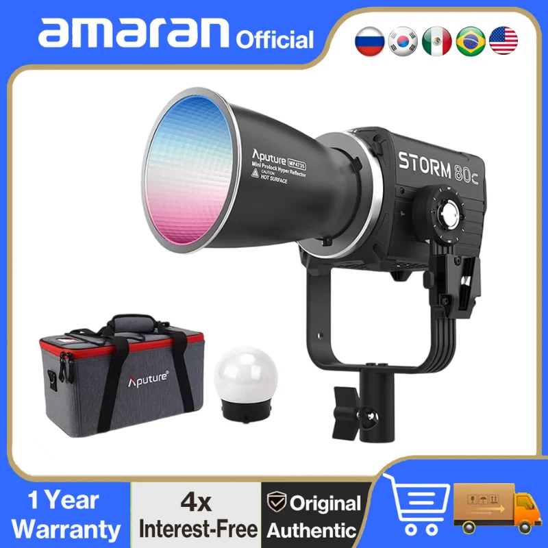 Aputure Storm 80c RGB LED Video Light
