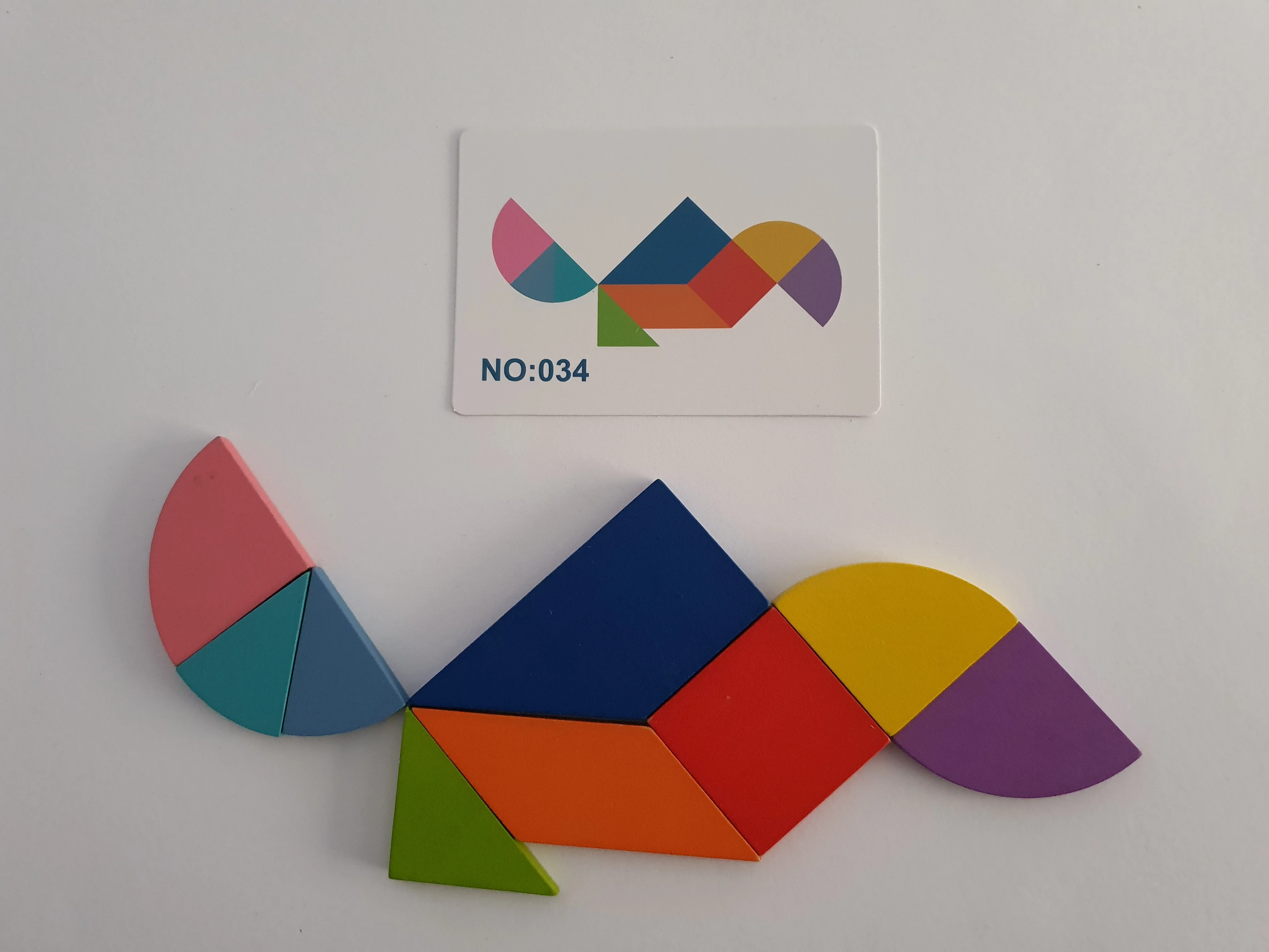 Toys for children Tangram figures shapes pieces