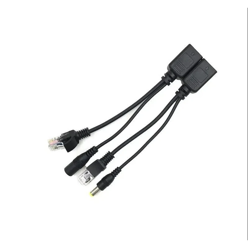 Lot Passive Power Over Ethernet Adapter POE  Splitter RJ45 Injector Power Supply Module 12-48V for IP Camera