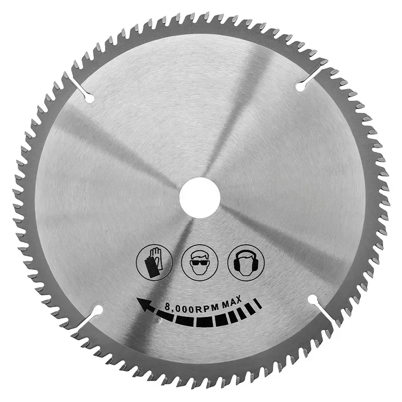 1szt Piła tarczowa z węglików spiekanych Tarcza do cięcia drewna TCT Brzeszczot 185mm x80T x20mm Tarcza do cięcia drewna z końcówką — zdjęcie 2
