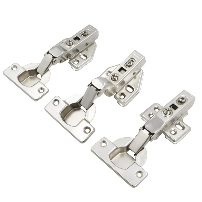 10Pcs 40mm Cup Hydraulic Cabinet Hinge For 17-28mm Thick Door