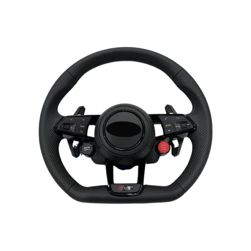 R8 steering wheel Fit for Audi A4 S4 A5 S5 A6 S6 A7 S7 replacement carbon fiber or leather or Alcantara Modification upgrade