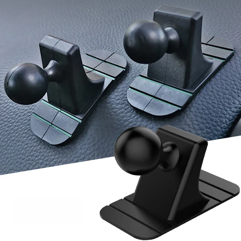 Support de téléphone portable pour voiture, base à tête sphérique, support d'aération automatique, support de panneau Prada, base d'aspiration, antidérapant, rapide, accessoires de voiture, 17mm