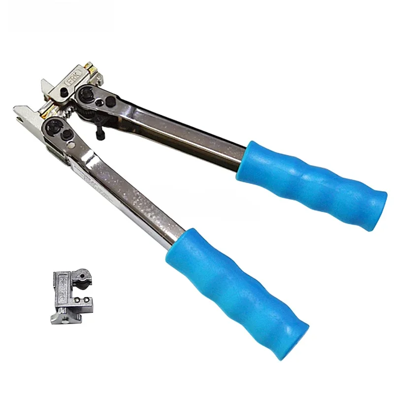 Locke Ring Crimping Pliers Refrigerator Cabinet Maintenance Welding Free Tool Quick Closing Composite Ring Manual Crimping Plier