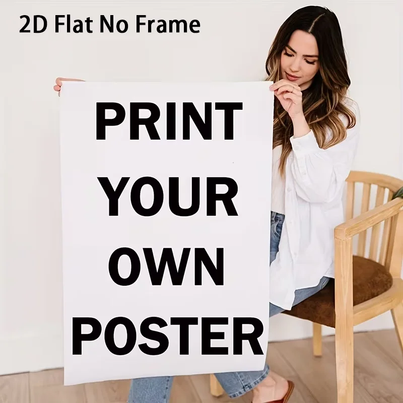 Custom Photo Canvas Poster — Multiple Sizes Available (With or Without DIY Frame) — A Unique Home Decor Gift