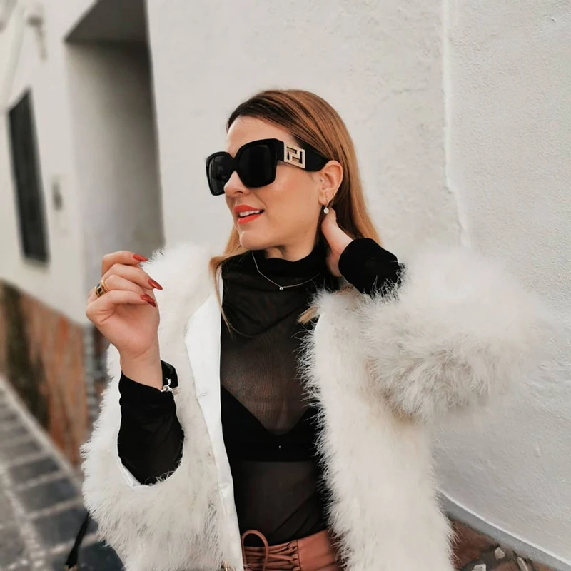 Women\'s Natural Genuine Ostrich Feather Fur Coat, Elegant Big Size Clothes, Real Fur Long Coat, Lady Turkey Feather Jacket