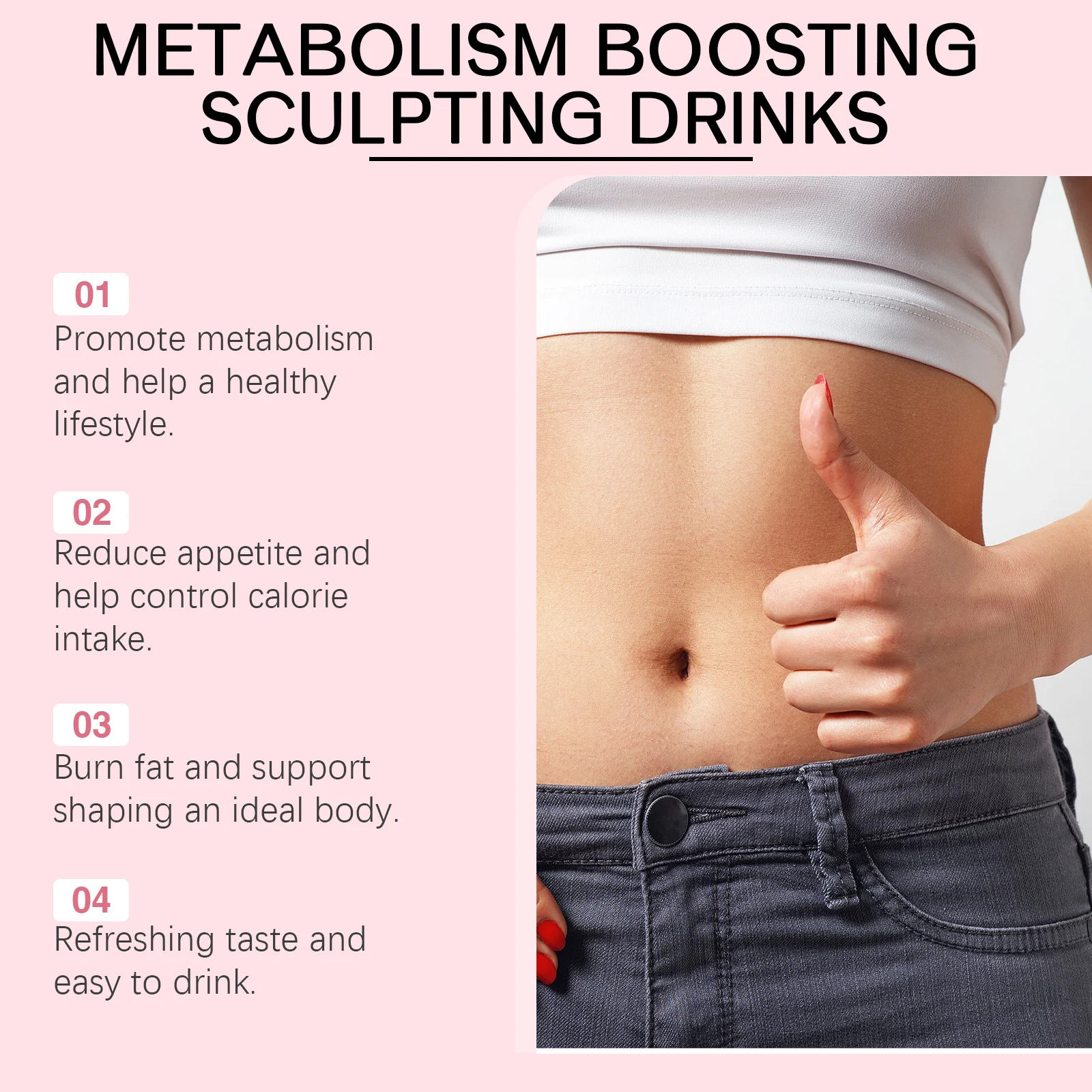 Googeer 150 مللي مشروب الجسم التخسيس تعزيز التمثيل الغذائي حرق الدهون مناعة الطاقة دعم فقدان الوزن تشكيل منحنيات الجسم شرب