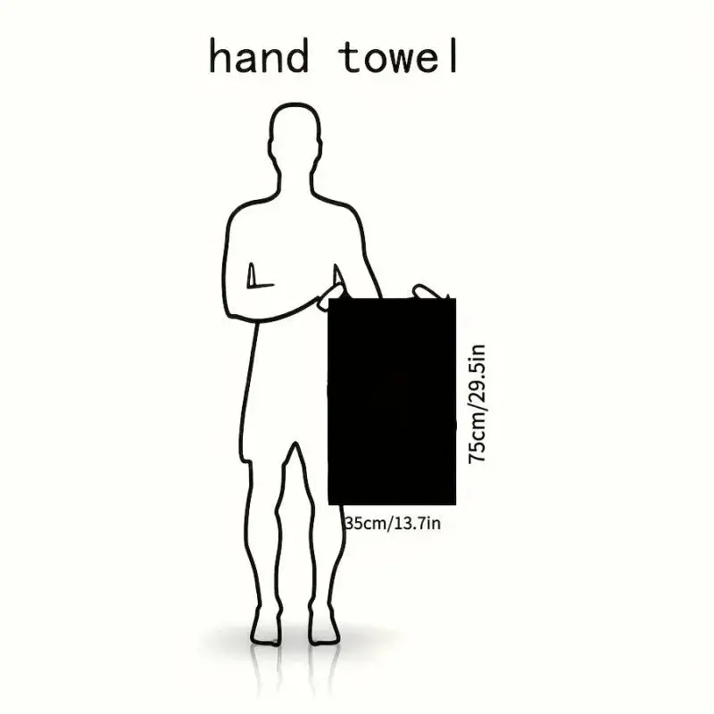 3Pcs Gold Striped Towel Set, Includes Bath Towel & Hand Towel 2 Sizes Available, Quick-Drying Soft Towels for Bathroom Hotel Gym