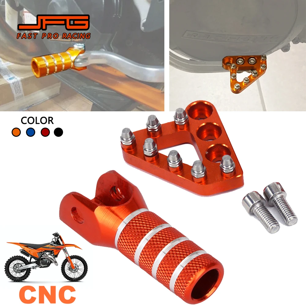 Motorcycle CNC Rear Brake Pedal Step Tips For KTM EXC EXCF SX SXF XC XCF XCW SMR LC4 125 150 200 250 300 350 400 450 500 530
