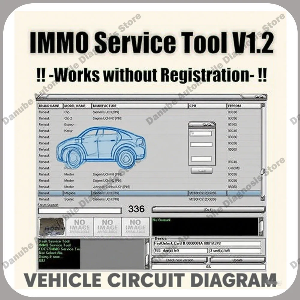 

Newest Version Car IMMO Service Tool V1.2 EDC 17 - Generate PIN Code & Immo off Feature No Registration Required Automotive Tool