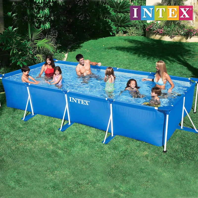 Intex extra large family pool family pool 28273 ball pool air baby pool veranda full mini swimming pool veranda pool Children's pool Outdoor pool Outdoor pool