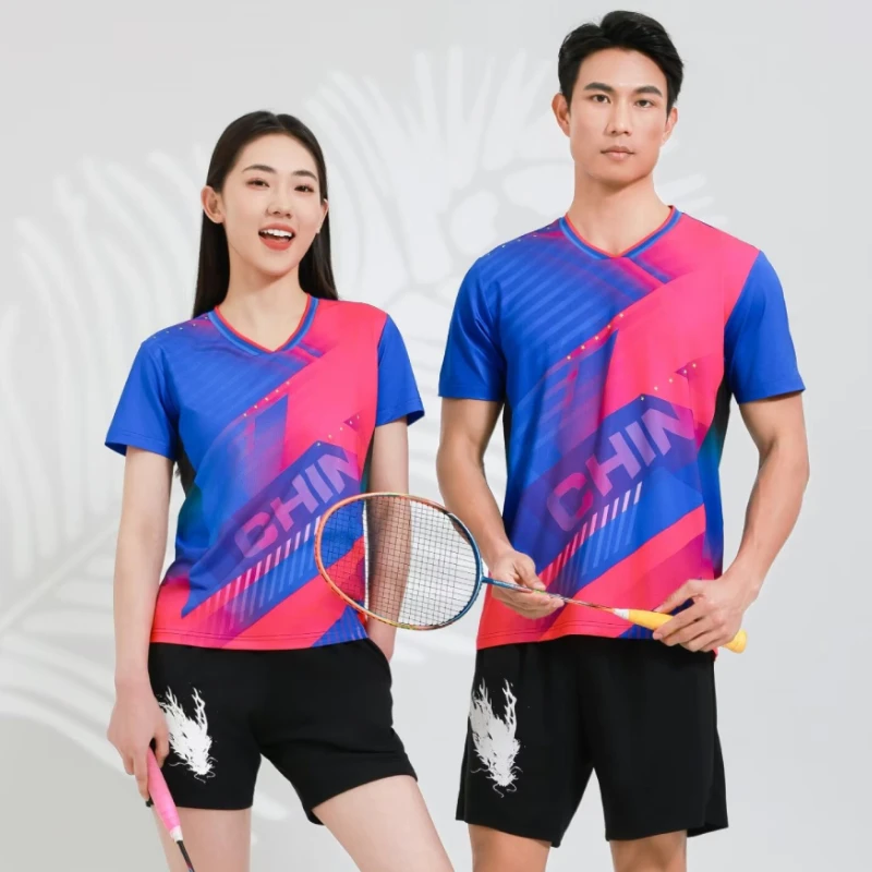 Neues Tischtennis hemd profession elles Badminton-Trikot für Männer Frauen Kinder uniform maßge schneiderte Familien-Tischtennis kleidung