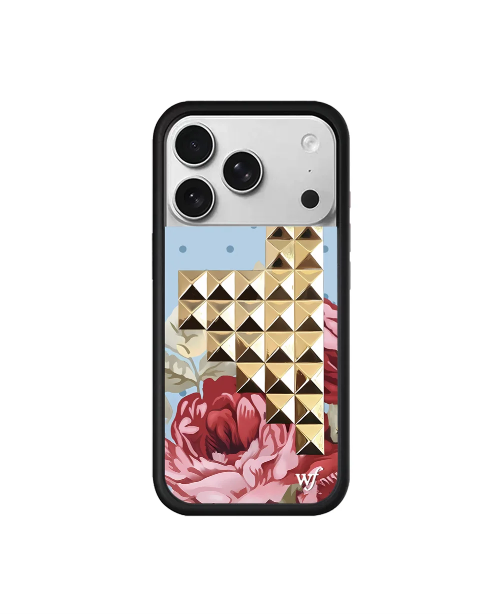 2025 Wildflower ثلاثية الأبعاد زنبق الرعوية ليوبارد طباعة جراب هاتف آيفون 17 برو ماكس 16 زائد الهواء 12 13 14 15 WF الدنيم واقية كوف #4