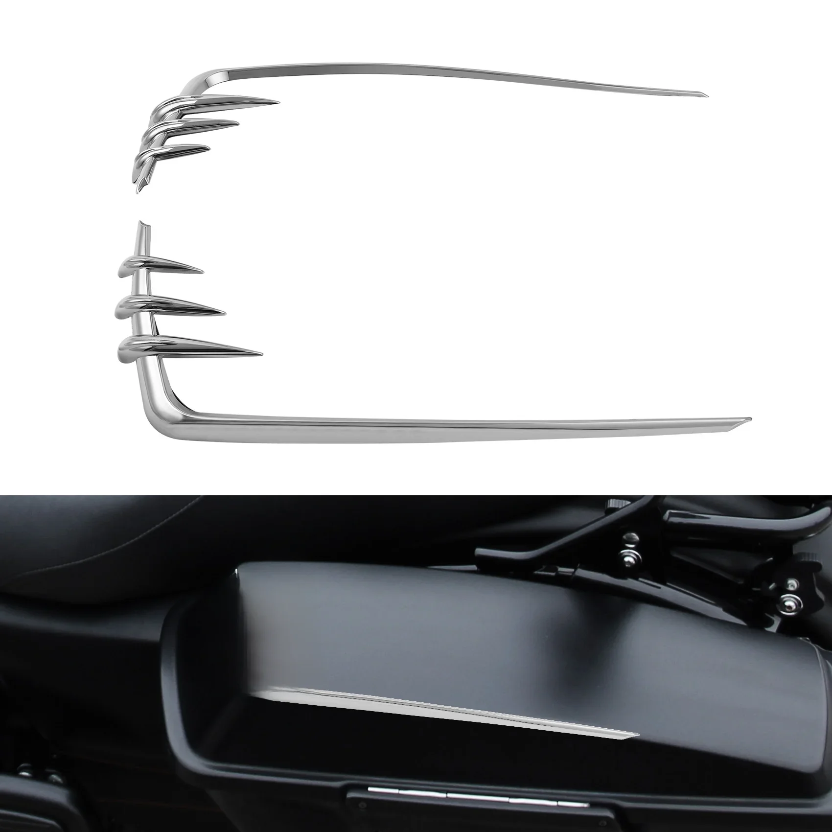Motocyklowa pokrywa sakwy do Harley Touring Road King Electra Glide Street Glide FLT FLHT FLHR FLHX FLTR 1993-2013 12 11 — zdjęcie 2